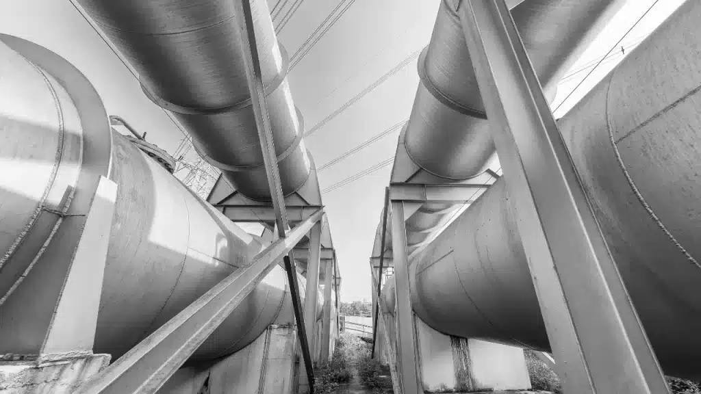 tube en acier mud logging